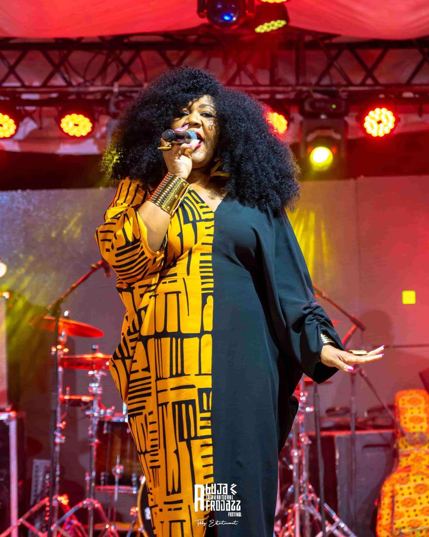 Jessica Bongos - African Jazz musician performing at Afrojazz Festival Nigeria from Nigeria